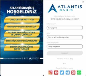 atlantisbahis üyelik